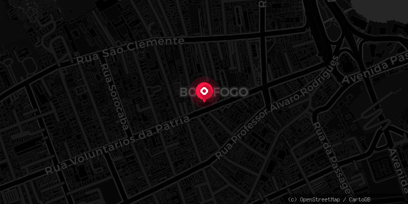 Mapa Botafogo, Rio de Janeiro